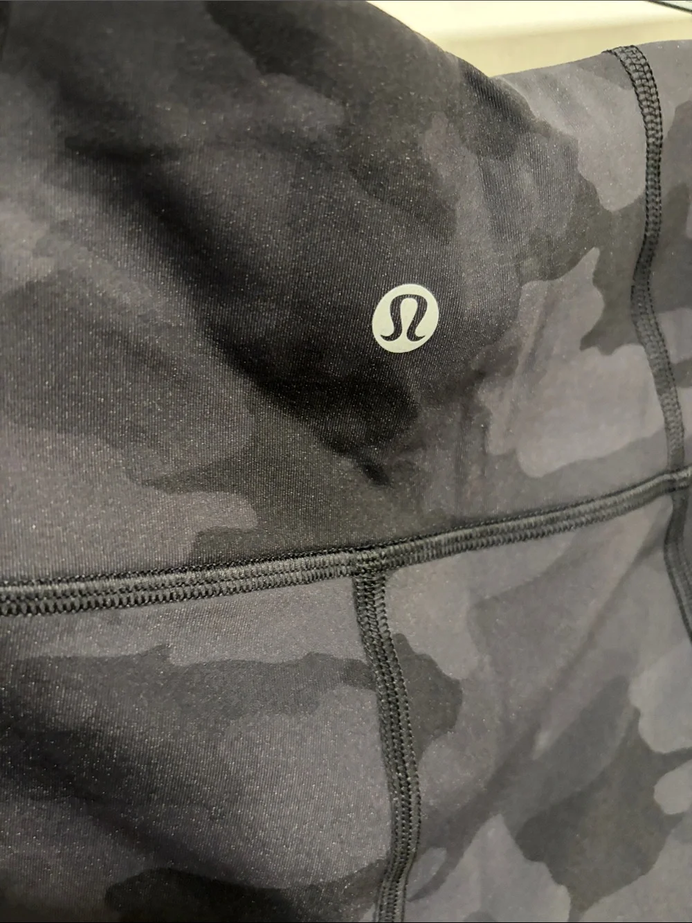 Girls' Black Camo Active Leggings